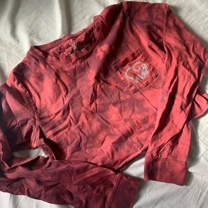 ‼️SOLD‼️Ivory ella custom cropped and tie dye top